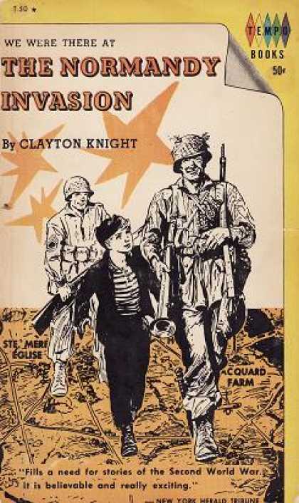 Vintage Books - We Were There at the Normandy Invasion - Clayton Knight