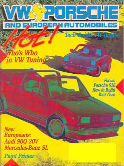VW & Porsche - June 1989