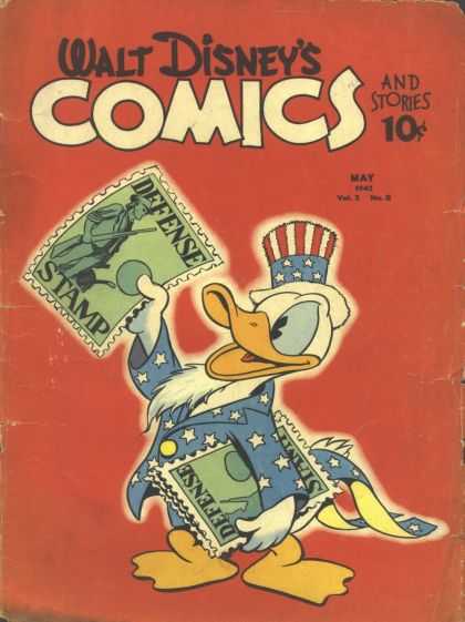 Walt Disney's Comics and Stories 20 - Disney - Donald Duck - Defense Stamps - Stars And Stripes - Beard