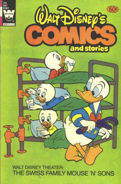 Walt Disney's Comics and Stories 496 - Donald Duck - Huey - Duey - Luey - Water