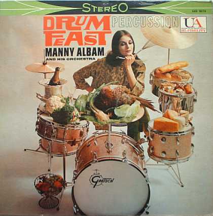 Weirdest Album Covers - Albam, Manny (Drum Feast)