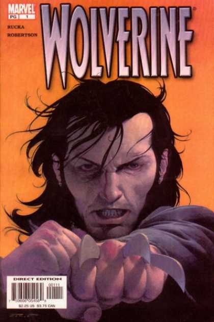 Wolverine (2003) 1 - Marvel - Rucka Robertson - Direct Edition - Claws - Mutant - Esad Ribic