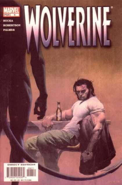 Wolverine (2003) 6 - Mavel Comics - Tail - White Shirt - Bottle - Watch - Esad Ribic