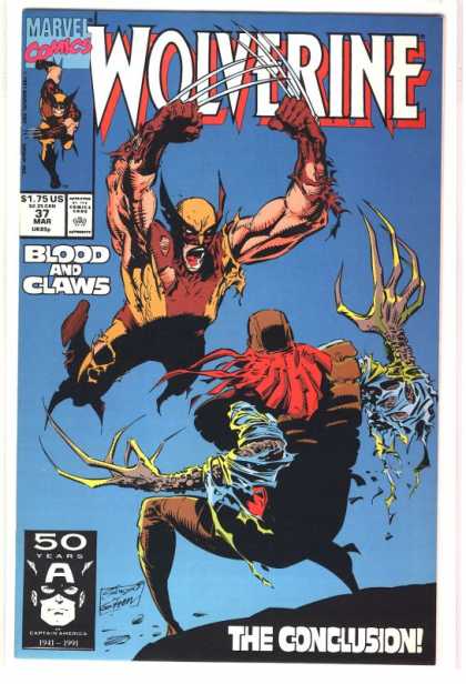 Wolverine 37 - Blood - Claws - The Conclusion - 50 Years - Marvel Comics - Marc Silvestri
