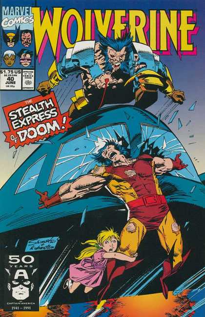 Wolverine 40 - Marvel - Marvel Comics - Stealth Express - Speed Train - Double Wolverine - Josef Rubinstein, Marc Silvestri