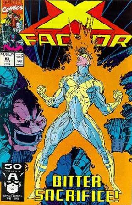 X-Factor 68 - 68 - Bitter Sacrifice - Electricity - Man - Superhero - Whilce Portacio