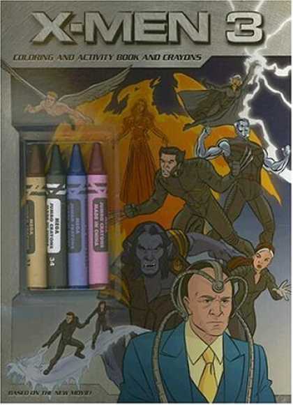 X-Men Books - X-Men: The Last Stand: Coloring and Activity Book and Crayons