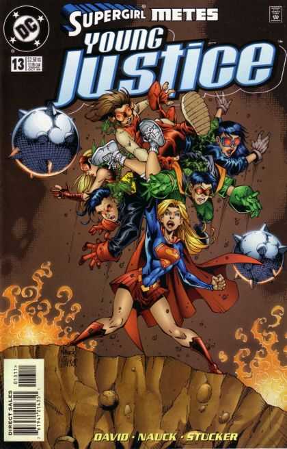Young Justice 13 - Dc - Dc Comics - Supergirl - Justive - Supergirl Fight Young Justive