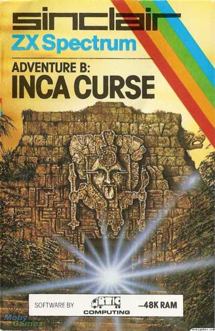 ZX Spectrum Games - Adventure B: Inca Curse