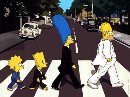 Abbey Road Hommage Covers - Abbey Simpsons Road