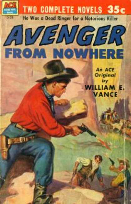 Ace Books - Avenger From Nowhere / Gunsmoke Kingdom - William E. Vance
