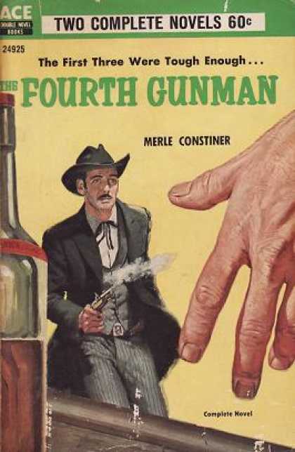 Ace Books - The Fourth Gunman / Slick On the Draw - Merle Constiner