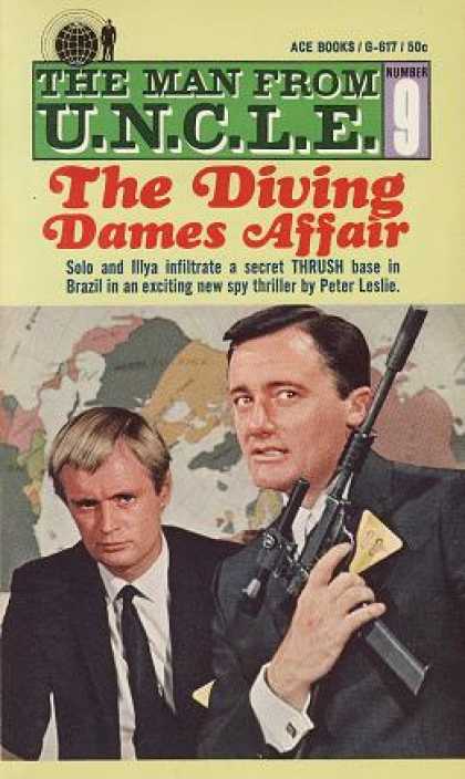 Ace Books - The Man From U.n.c.l.e. : The Diving Dames Affair # 9 - Peter Leslie
