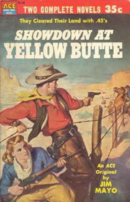 Ace Books - Showdown at Yellow Butte / Outlaw River