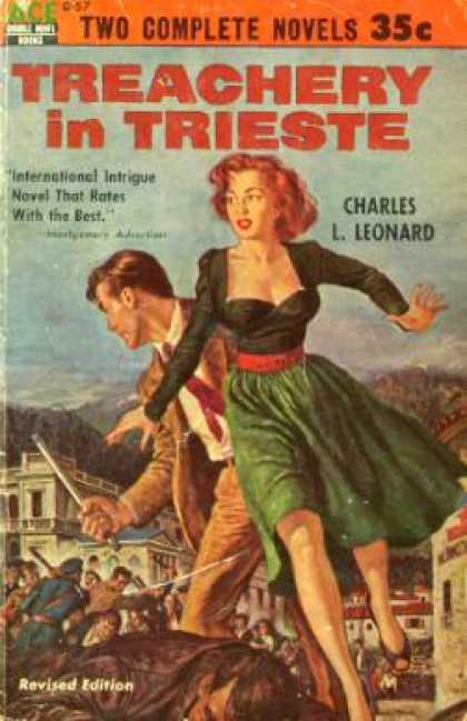 Ace Books - Treachery In Trieste - Charles L. Leonard