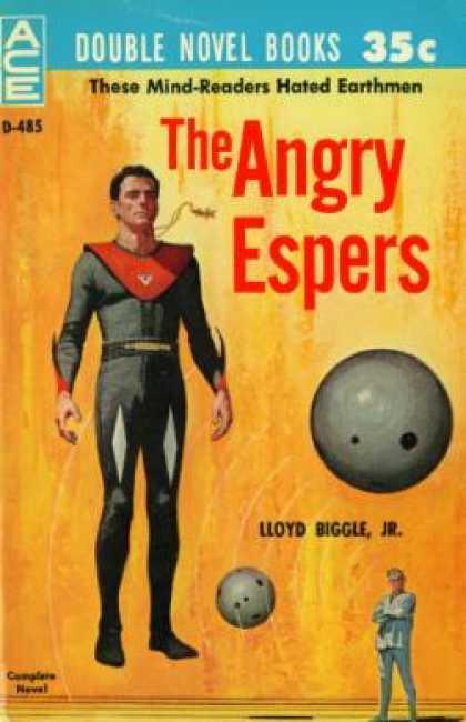 Ace Books - Angry Espers, the Andthe Puzzle Planet - Lloyd and Robert A.w. Lowndes Biggle Jr