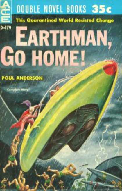 Ace Books - Earthman, Go Home! / To the Tombaugh Station - Poul Anderson