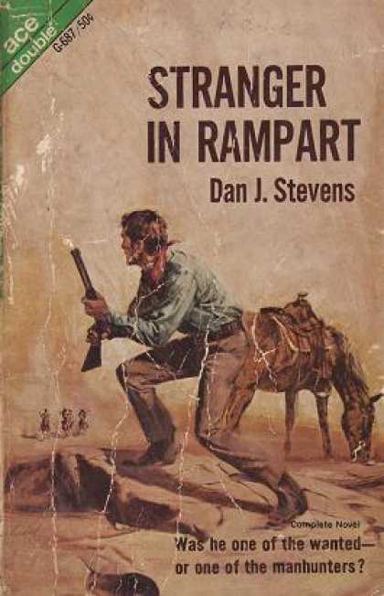 Ace Books - Stranger In Rampart / the Hanging at Whiskey Smith - Dan J. Stevens