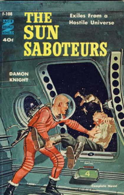 Ace Books - The Sun Saboteurs / the Light of Lilith - Damon Knight