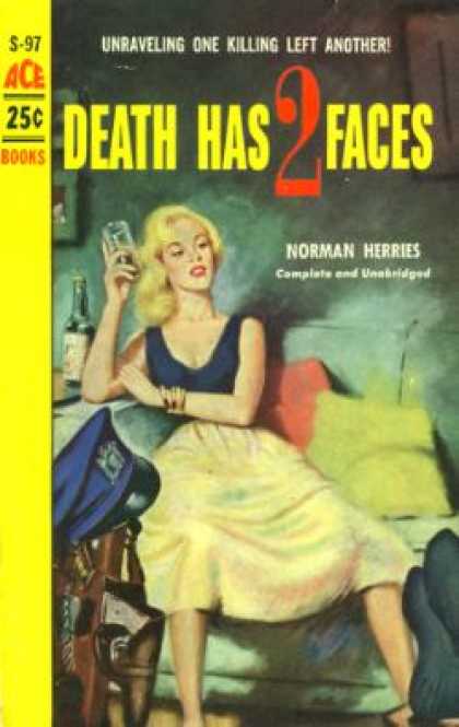 Ace Books - Death Has Two Faces - Norman Herries
