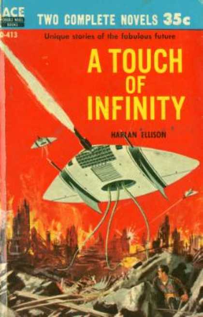 Ace Books - The Man With Nine Lives / a Touch of Infinity - Harlan Ellison