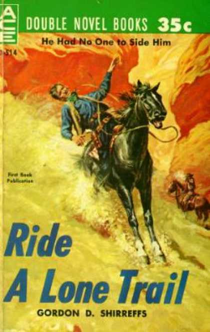 Ace Books - Hangin' Pards/ Ride a Lone Trail - Gordon D. Shirreffs