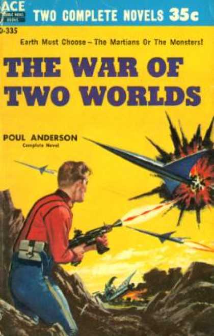 Ace Books - Threshold of Eternity / War of Two Worlds - John Brunner