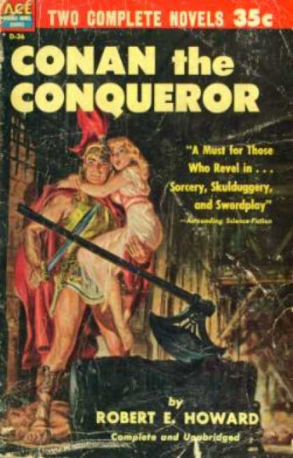 Ace Books - Conan the Conqueror/the Sword of Rhiannon (leigh Brackett] - Robert E. Howard