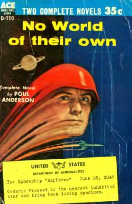Ace Books - No World of Their Own - Poul Anderson