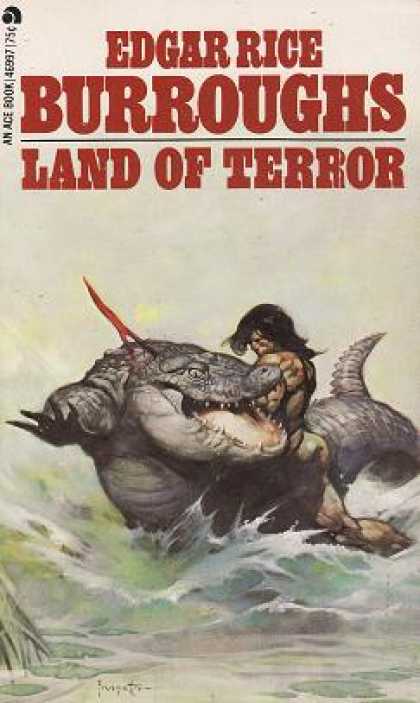 Ace Books - Land of Terror - Edgar Rice Burroughs