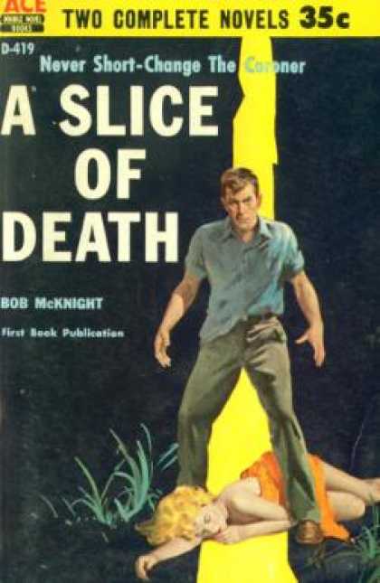 Ace Books - A Slice of Death - Bob McKnight
