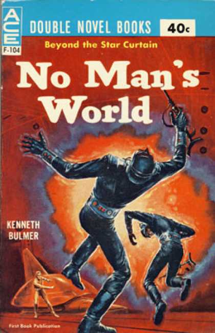 Ace Books - Mayday Orbit / No Mans World - Poul / Bulmer, Kenneth Anderson