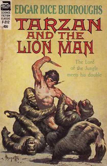 Ace Books - Tarzan and the Lion Man (ace Sf Classic F-212) - Edgar Rice Burroughs