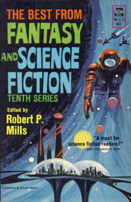 Ace Books - The Best From Fantasy and Science Fiction: Tenth Series - Robert P. Mills
