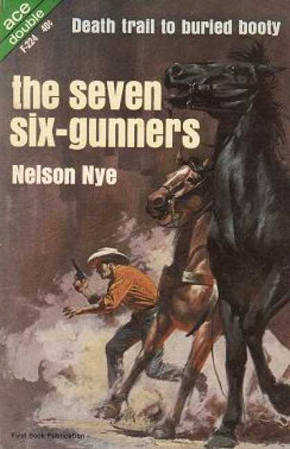 Ace Books - Bancroft's Banco & the Seven Six-gunners - Nelson Nye