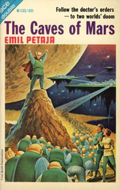 Ace Books - The Caves of Mars / Space Mercenaries - Emil Petaja