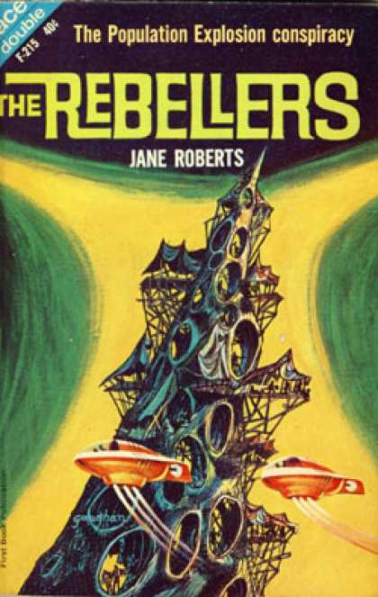 Ace Books - The Rebellers / Listen! the Stars! - Jane Roberts