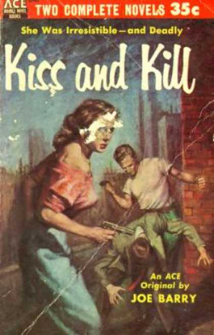 Ace Books - Kiss and Tell : And - On the Hook - Joe Barry