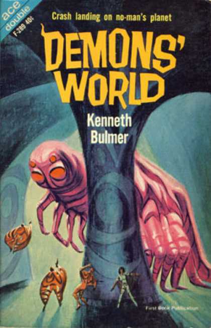Ace Books - Demons' World and I Want the Stars - Kenneth and Purdom, Tom Bulmer