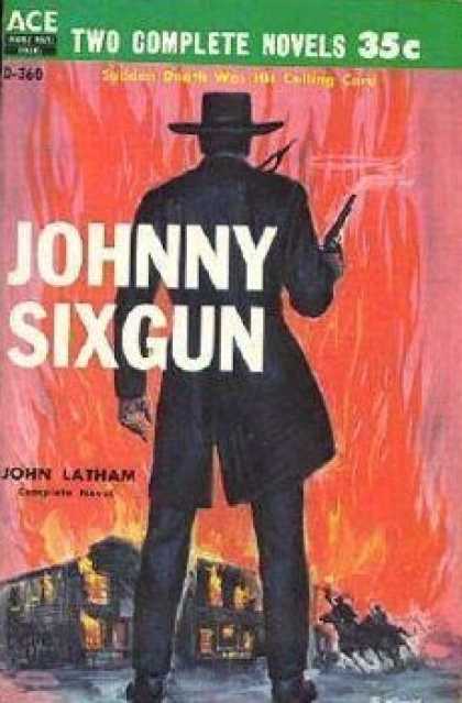 Ace Books - War In Peaceful Valley / Johnny Sixgun