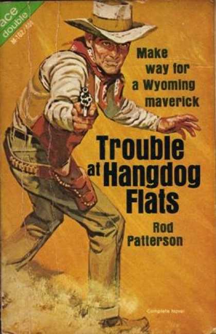 Ace Books - Hoodoo Guns / Trouble at Hangdog Flats - Ray Hogan