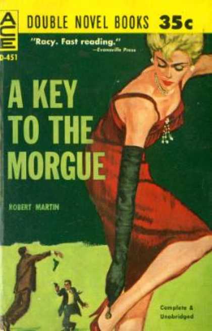 Ace Books - A Key To the Morgue / Odds Against Linda - Robert Martin