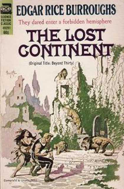 Ace Books - The Lost Continent - Edgar Rice Burroughs