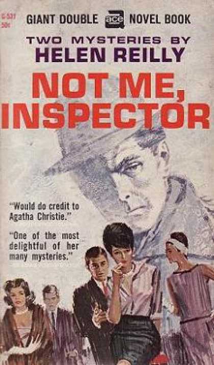 Ace Books - The Canvas Dagger and Not Me, Inspector - Helen Reilly
