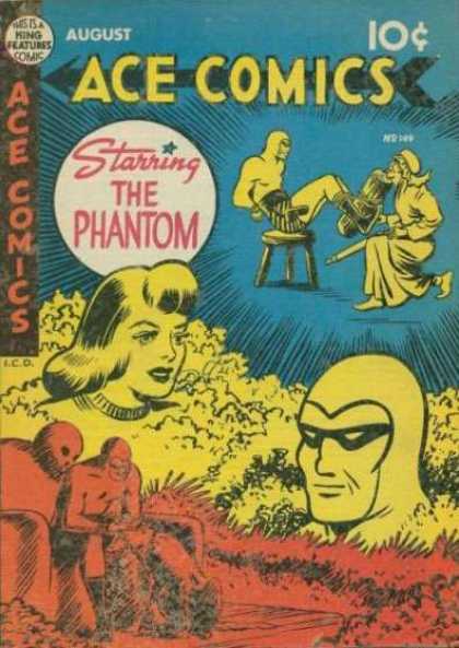 Ace Comics 149 - Ace Comics - Phantom - Old Comic - Lady - Woman