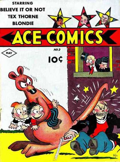 Ace Comics 2 - Believe It Or Not - Tex Thorne - Blondie - Kangaroo - Salt