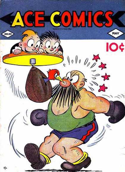 Ace Comics 26 - Boxer - Punching Bag - Bird - Peck - Kids
