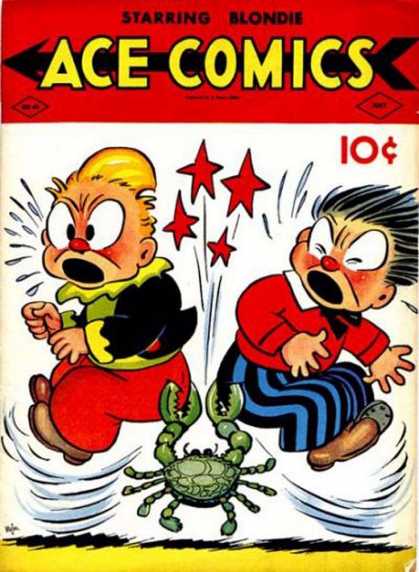 Ace Comics 40 - Crabs - Butts - Stars - Boys - Red Coat