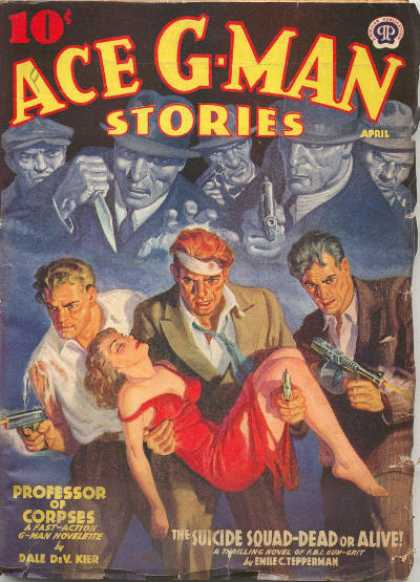 Ace G-Man Stories - 4/1940