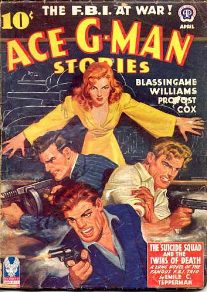Ace G-Man Stories - 4/1943